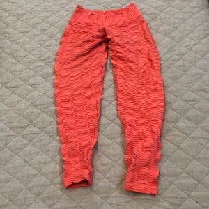 Orange leggings - S